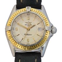 A steel and gold Breitling 'Callistino' quartz wristwatch,