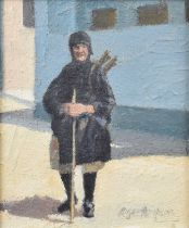 Roger Hampson (British 1925-1996) "Peasant Woman, Rhodes"