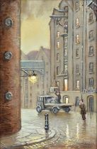 Steven Scholes (British 1952-) "Shad Thames, Bermondsey, London 1962"