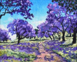 Timmy Mallett (British 1955-) "Jacarada Avenue"