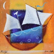 Adam Busby (British 20th/21st century) "Full Sail"