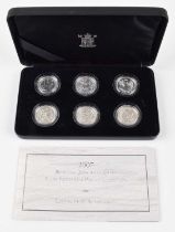 2007 Britannia 20th Anniversary Silver Proof One Pound Collection,