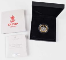 The 150th Anniversary of the FA Cup 2022 UK £2 Silver Proof Coin.