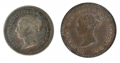 Two small Victorian coins (2).