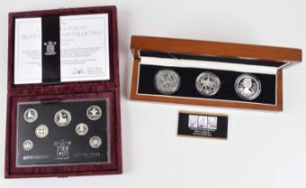Two Silver Proof Coin sets (2).