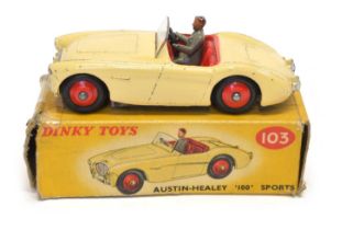 Dinky Toys No.103 Austin Healey '100' sports car