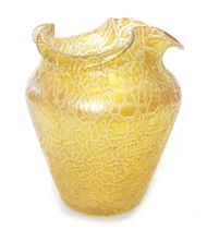 Loetz iridescent glass vase