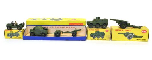 Dinky Toys military vehicles