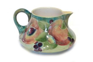 Pomegranate pattern cream jug Willliam Moorcroft