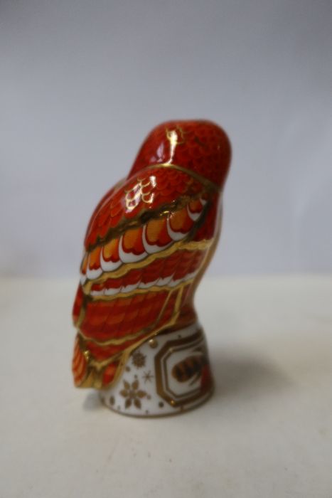 A Royal Worcester boxed Tawny Owl snuffer, from the Connoisseur Collection - Image 3 of 3