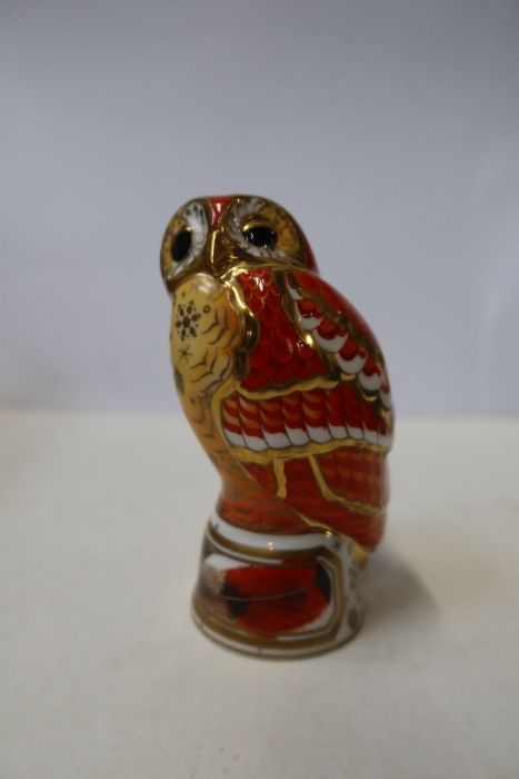 A Royal Worcester boxed Tawny Owl snuffer, from the Connoisseur Collection - Image 2 of 3