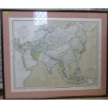 Four Cary maps, New Map of Asia, New Map of America, New Map of Africa and New Map of Europe,