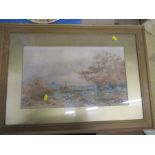 George Warren Blackham, watercolour, landscape, 12ins x 19ins, together with another watercolour