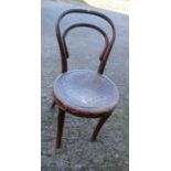 A Thonet style child's bent wood chair
