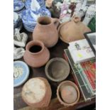 A collection of pottery vessels