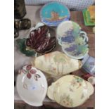 A collection of Carlton Ware and Crown Devon dishes etc