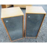 A pair of  Wharfedale speakers