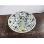 A Chinese porcelain bowl, from the Tek Sing Treasures auction, diameter 6.25ins