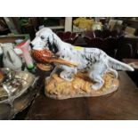 A Royal Doulton model, English Setter with pheasant, model number HN2529