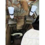 Box of table lamps   (37069)