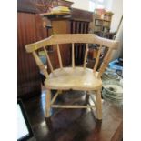 A child's primitive style chair
