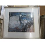 A M Hardie, watercolour, Harbour Wall Cromarty, 16ins x 20ins