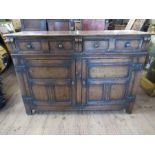 An Old Country charm style dresser base, 48ins x 17ins, height 33ins