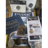 A collection of Titanic Memorial items