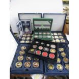 A collection of commemorative military coins, some in sets, to include The 3 Commando Brigade