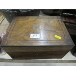 A walnut ladies sewing box