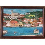 E Cato, Carenage Basin Grenada W.I., 23.5ins x 34ins