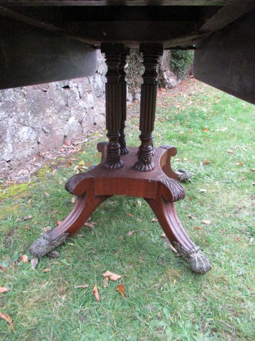 A 19th century mahogany Pembroke table - Bild 3 aus 3