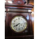 A 20th century mahogany case long case clock