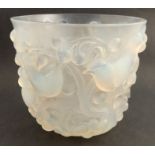 Rene Lalique, an Avalon opalescent vase, height 6ins