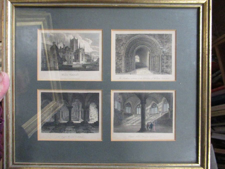 A collection of 19th century and later prints, to include Putney Bridge, views of Worcester, Crome - Image 5 of 10
