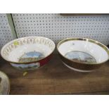 Two Royal Worcester The Flight Bowl, one limited edition