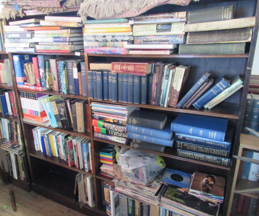 A large collection of books