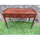 A 19th century mahogany wash stand, width 42.5ins, depth 22ins, height 29ins