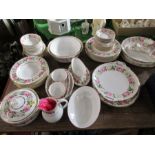 A collection of Royal Worcester Royal Garden dinner ware