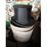 A Henry Heath collapsible top hat