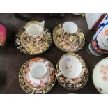 Various 19th century Derby and Royal Crown Derby Imari pattern cups and saucers, etc - All the