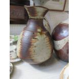 Graham James, a Studio stoneware vase, height 12ins