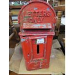 A George V cast iron post box