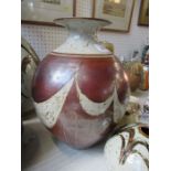 Graham James, a Studio stoneware vase, height 12ins