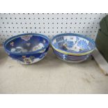 Two Carlton Ware bowls, diameter 6ins