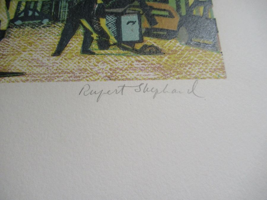 Rupert Shephard, 'London, The Passing Scene' , limited edition folio of ten colour linocuts, each - Image 31 of 39