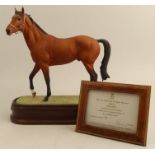 A Royal Worcester model, of Nijinsky, modelled by Doris Lindner, number 72, with plinth and