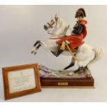 A Royal Worcester limited edition model, Napoleon Bonaparte, modelled by Bernard Winskill, with