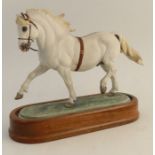 A Royal Worcester limited edition model, Welsh Mountain Pony, modelled by Doris Lindner, with plinth
