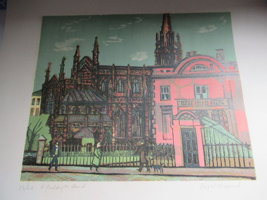 Rupert Shephard, 'London, The Passing Scene' , limited edition folio of ten colour linocuts, each - Image 33 of 39